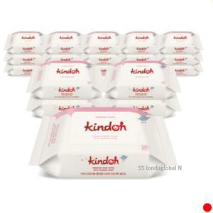 킨도 아기 물티슈 레드 휴대용 추천 55g 20매 X20팩