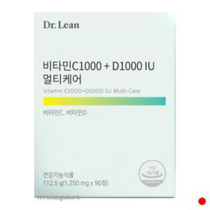 닥터린 비타민C1000 + D1000 IU 멀티케어 항산화 90정
