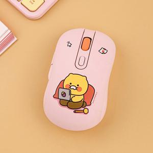 카카오프렌즈 카카오 춘식이 열공 블루투스 무소음 무선 마우스 노트북 책상 인테리어