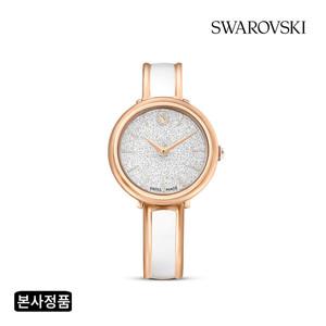 [스와로브스키/본사정품] Crystalline Bangle 로즈 골드 톤 시계 5689324