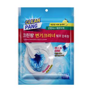 (청소용품)7YW-크린팡 변기크리너 리필12개입(레몬향)x3