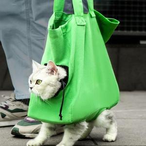 [MENP115Z_52CM]고양이 산책가방 크로스백 애묘백 반려동물