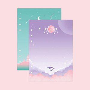 [셀러허브 패션][JHQRN47T_4B]A5 6공 플래너 다이어리 속지 MOONLIGHT 04