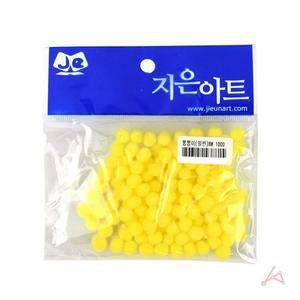 [JHQS791G_4B]일반 뿅뿅이 솜방울 8-노랑