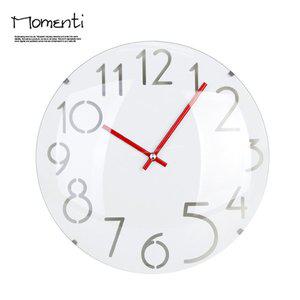 [포커시스](신세계 사우스시티)[Momenti]모멘티 아트숫자 무소음벽시계_화이트 / MMT-304-1-WHITE