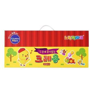 [JHQS861T_52GP]크레용 52색 60본 (노랑병아리)