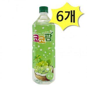 [셀러허브 패션][JHQSHLU7_52EQ] 해태 포도 x 과일맛음료 코코넛주 1L 6개