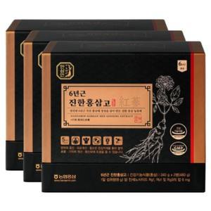 한삼인 6년근 진한홍삼고 진액 면역 항산화 480g X3