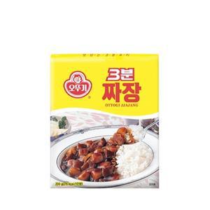 [MEL4O9OO_52EH]요리 식품 오뚜기 짜장 낱개판매 3분 200g