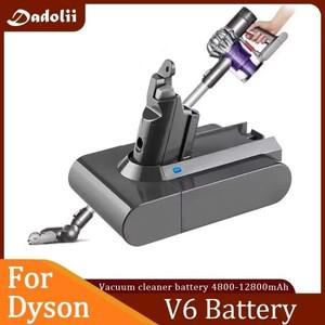 다이슨 호환 V6 배터리 용 새 21.6V 12800mAh 리튬 이온 DC58 DC61 진공 청소기 SV09