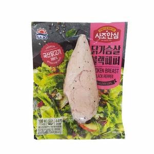 [MENOUIJX_52FA]사조 식자재 안심 닭가슴살 블랙페퍼 100G