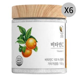 자연해답 비타민C 분말 가루  활력 추천 150gX6