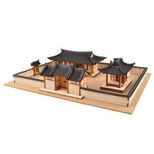 [XBK890LP_48]DIY 조립 HO 한옥세트 모형 프라모델 피규어