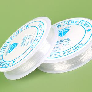 비즈공예우레탄줄0.7mm 크리스탈텍7M 투명줄 비즈팔찌만들기끈