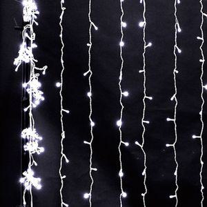 led 200p 커튼 전구데코 크리스마스장식 크리스마스볼 장식품 벽장식 트리 카페조명 카페볼 줄전구 그물형