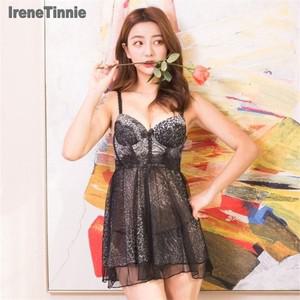 [오노마] ONM Tinnie 레이스 잠옷 여성의 드레싱 가운 Nightwear  8434373)
