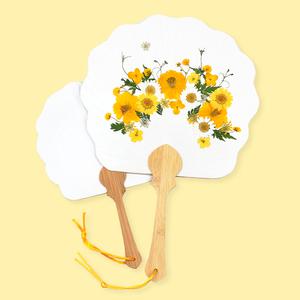 부채 만들기 압화 키트 부채 제작 꾸미기 어린이집 캘리그라피 조개 선녀 한국 꽃부채소