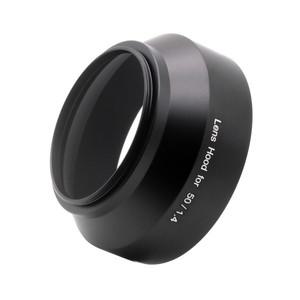 니콘 50mm f/1.4D 블랙 메탈 렌즈 후드 52mm 스레드