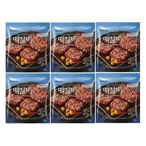 피코크 떡갈비 너비아니 숯불구이 다짐육 6팩