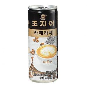 조지아 카페라떼 커피 240ml x 30캔 커피음료 커피캔