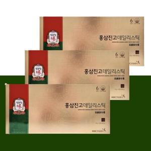 정관장 홍삼진고 데일리스틱 30포 3박스 부모님선물 건강선물