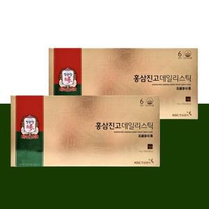 정관장 홍삼진고 데일리스틱 30포 2박스 부모님선물 건강선물