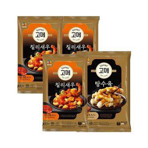 [CJ제일제당]고메 바삭탱글한 칠리새우 300g x3개+탕수육 450g x1개