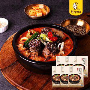 [기타][원할머니] 깊고진한 얼큰 순대국 600g x 6팩