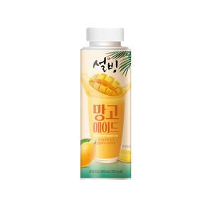 [기타]설빙 망고에이드 과채음료 250ml x 7개