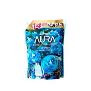 [기타]엘지생활건강 사프란 AURA 프리미엄 리필 1.7L 화이트 블라썸