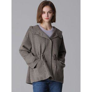 [리스트]울 후디 하프 핸드메이드 코트  택가격 428000원 _P379797508