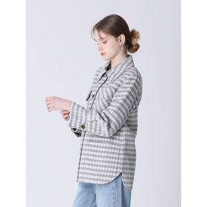 [르오트]핸드메이드 셔츠형 울 체크 재킷_P337166067