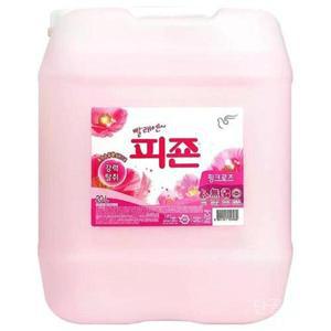 [기타]피죤 섬유유연제 핑크로즈 20L 대용량 말통 핑크로즈 업소용 강력탈