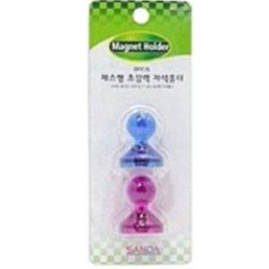 [기타]붙이는자석 27mm 2p 자석 사무용 칠판 둥근 체스형