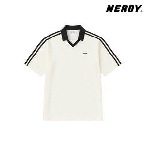 [널디][25년 신상] 널디 클래식 NY 저지 반팔 티셔츠 FM1PNEU25ST1803-IVORY