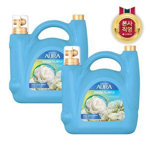 [엘지생활건강]아우라 생화캡슐 5.5L 대용량섬유유연제 프레시릴리 x 2개[35009788]
