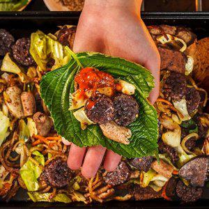 [기타][전라도 청년] 신림동 순대타운 백순대볶음 2인분(순대+곱창+간)