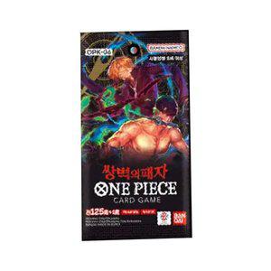[기타]원피스카드게임 한글판 6탄 쌍벽의패자 OPK-06 1팩 루피 피규어 조로 망가 만화