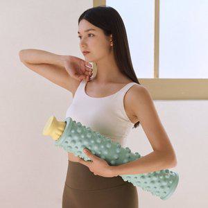 [SNPE]EVA 하드 돌기 더블 2in1 SET 마사지 스트레칭 폼롤러 50cm