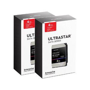 [에스투씨엔아이]Western Digital Ultrastar DC HA340 박스 패키지 7200/256M WUS721204BLE6L4 (2x4TB)