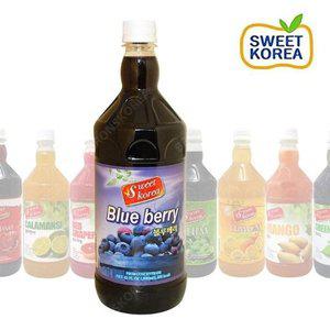 스위트코리아 블루베리 1000ml 액상음료 과일음료
