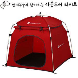 강아지 애완견 집 텐트 하우스 실내 실외 M 랜덤 강아지방석 애완견집 강아지집 개집 대형개집
