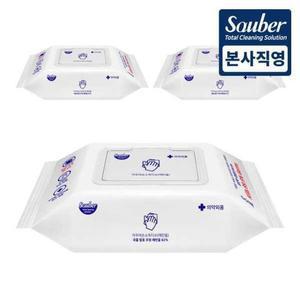 [RGP52R29]손소독 티슈 대용량 캡형 50매 3팩 99 9 살균
