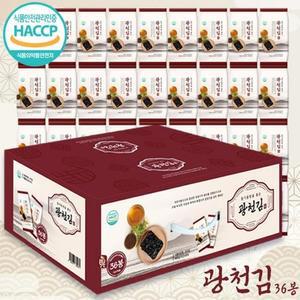 [XBIJ4009_47]광천김 삼육봉 36봉 선물세트 설날선물