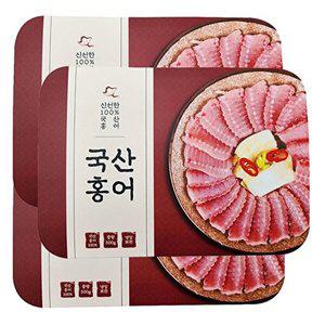[T]백년수산 국산 홍어 500g x 3팩 + [증정] 용기초장 3개+홍어뼈