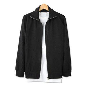 [리빌모아]남자 봄가을 데일리 집업 니트 집업가디건 RB4-KN-Q003-블랙