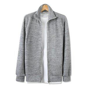 [리빌모아]남자 봄가을 데일리 집업 니트 집업가디건 RB4 KN Q003 그레이_P391386489