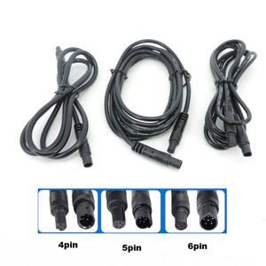 4pin 5pin 6pin 남성 여성 코드 자동차 차량 DVR 카메라 커넥터 케이블 HD 모니터 후면보기 카메라 와이어
