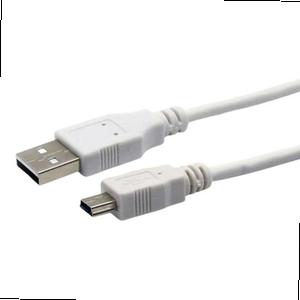 USB 2.0 A-Mini 미니 5P M-M 화이트 케이블 30CM