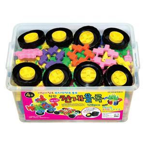[BZJL74V9_4C]뉴꼬마 베베블럭 키움 블록 천재블록 128PCS